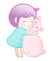 Color Cat Dough with Barim sticker #14027679