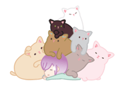 Color Cat Dough with Barim sticker #14027682