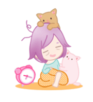 Color Cat Dough with Barim sticker #14027683