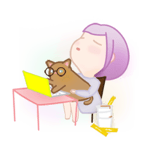 Color Cat Dough with Barim sticker #14027684