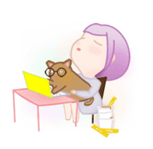 Color Cat Dough with Barim sticker #14027684