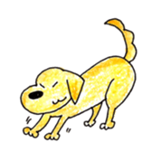 Labrador Retriever Momo's life sticker #14027697