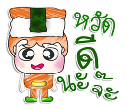 Mr. Masaru. Love sushi. ^_^ sticker #14028294