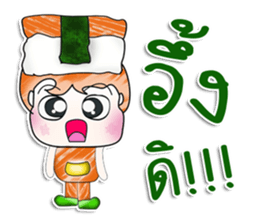 Mr. Masaru. Love sushi. ^_^ sticker #14028301