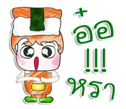 Mr. Masaru. Love sushi. ^_^ sticker #14028309