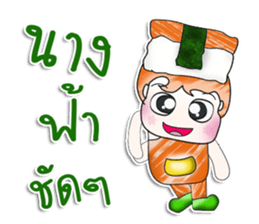 Mr. Masaru. Love sushi. ^_^ sticker #14028313
