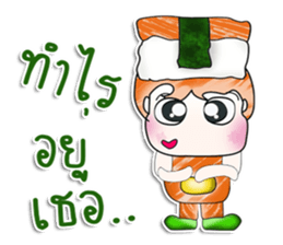 Mr. Masaru. Love sushi. ^_^ sticker #14028319