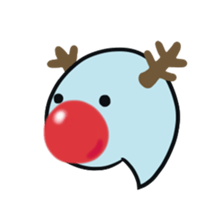 I am a Comma. (Christmas Ver.) sticker #14028448