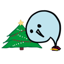 I am a Comma. (Christmas Ver.) sticker #14028456