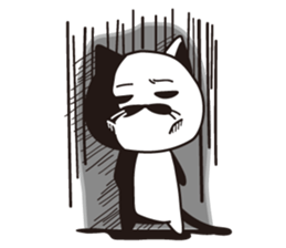 Funny cute hilarious cat sticker #14028604