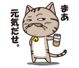 Funny cute hilarious cat sticker #14028624