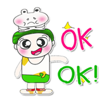 ....Mr. Hatori love frog... sticker #14029302