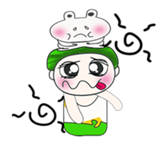 ....Mr. Hatori love frog... sticker #14029310