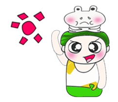 ....Mr. Hatori love frog... sticker #14029318