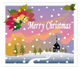 Winter greeting Sticker sticker #14029430