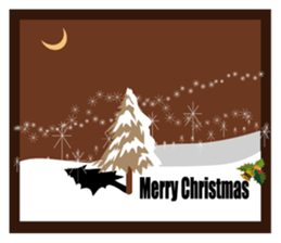 Winter greeting Sticker sticker #14029431