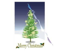 Winter greeting Sticker sticker #14029432