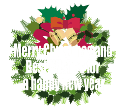 Winter greeting Sticker sticker #14029437