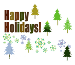 Winter greeting Sticker sticker #14029440