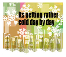 Winter greeting Sticker sticker #14029443