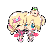 Pink Pink Childhood animated stickers 6 sticker #14029466