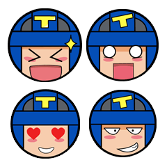 Cute blue head. no.1