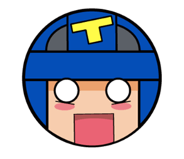 Cute blue head. no.1 sticker #14030168