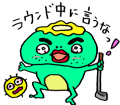 golgappa for golfer sticker #14030498