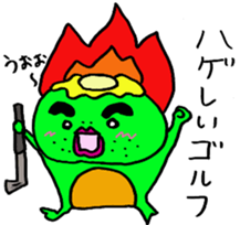 golgappa for golfer sticker #14030511