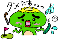 golgappa for golfer sticker #14030522