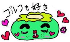 golgappa for golfer sticker #14030524