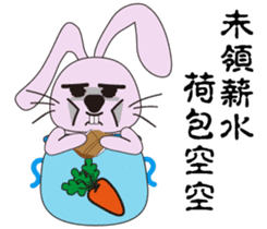 Aquarius rabbits -The first bottle sticker #14031571
