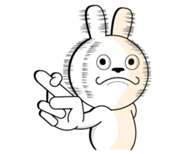 White rabbit is coming to town sticker #14032196