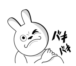 White rabbit is coming to town sticker #14032202