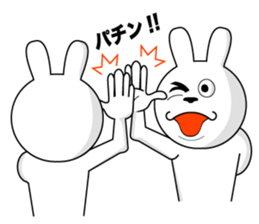 White rabbit is coming to town sticker #14032207