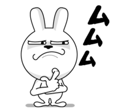 White rabbit is coming to town sticker #14032212