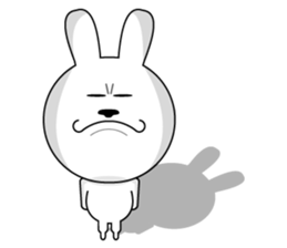 White rabbit is coming to town sticker #14032213