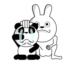 White rabbit is coming to town sticker #14032227