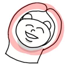 Provoking bear sticker #14032234