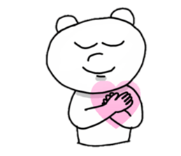 Provoking bear sticker #14032243