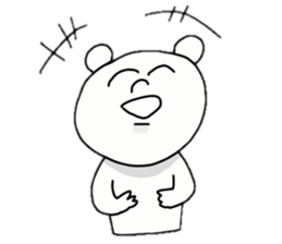 Provoking bear sticker #14032244