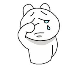 Provoking bear sticker #14032246