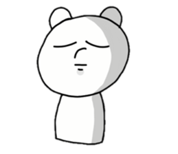 Provoking bear sticker #14032247