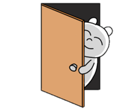 Provoking bear sticker #14032250