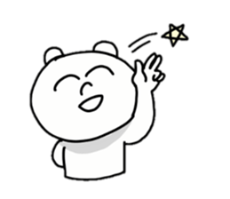 Provoking bear sticker #14032262