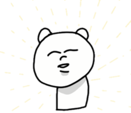 Provoking bear sticker #14032268