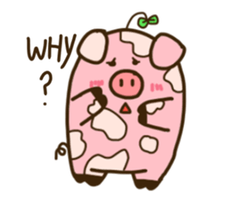 Mumu The chubby pig (English ver.) sticker #14032518