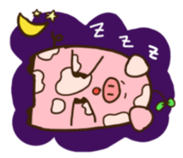 Mumu The chubby pig (English ver.) sticker #14032522