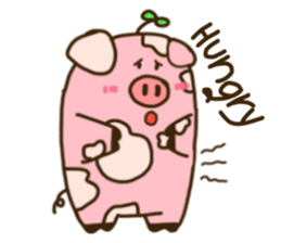 Mumu The chubby pig (English ver.) sticker #14032527
