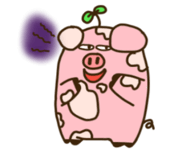 Mumu The chubby pig (English ver.) sticker #14032530